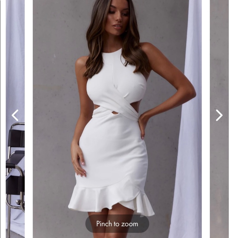 Selfie Leslie Emoji Crossover Waist Mini Dress